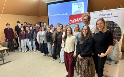 „Erasmus+ MOKYKLOMS“: spalis atnešė dar keturis įkvepiančius susitikimus regionuose
